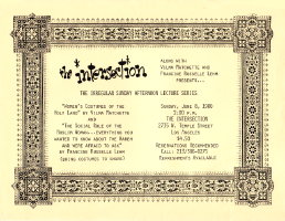 The Intersection Flyer
