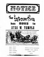 The Intersection Flyer