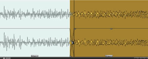 Spectral cleaning example