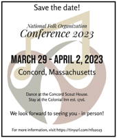 National Folk Organization Conference 2023