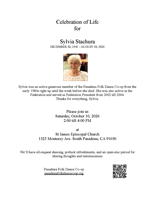 Sylvia Stachura Celebration of Life