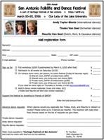 Registration form
