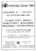 Holiday Camp 1981 Ad