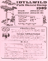 Idyllwild Folk Dance Workshop
