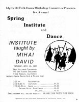 Idyllwild Folk Dance Workshop