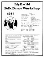 Idyllwild Folk Dance Workshop