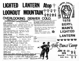 Lighted Lantern flyer 1978