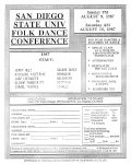 San Diego State University Folk Dance Conference