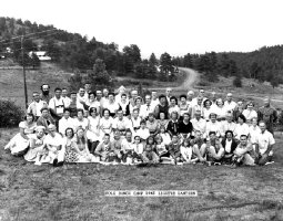 Lighted Lantern Camp Photo - 1963