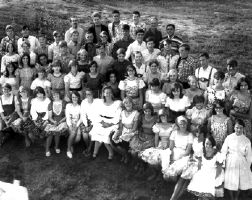 Lighted Lantern Camp Photo - 1967 Teen