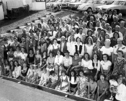Lighted Lantern Camp Photo - 1974