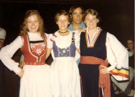 Mary Harris, ???, Len Margolin, Carol Young