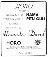 Horo International Folk Dance Center