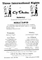 Cafe Danssa flyer