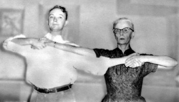 Dick Crum and Beth Fawkes, c1950