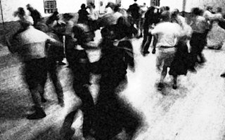 Contra dancers