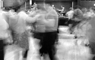 Contra dancers