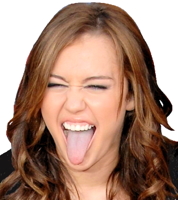 Girl Sticking Tongue Out