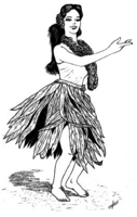 Hula Dancer by Dick Oakes