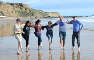 Beach dancing