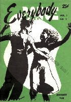 Everybody Dance magazine 1950 front cover