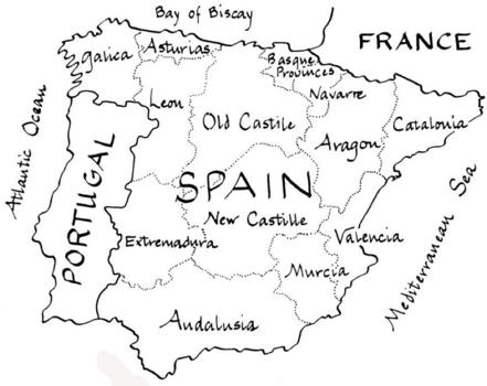 Map of Spain