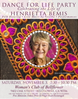 Henrietta Bemis Party at Veselo, November 3, 2018