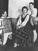 Vyts Beliajus 1951 - with Kazys Dulys and Wenetta Grybas