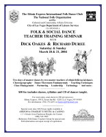Teacher Training - Oakes and Duree - March 20 and 21, 2004