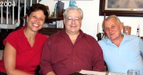 Nancy Newman, Dick Oakes, Sonny Newman, 27 July 2004