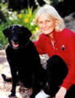 Janed Reineck with Search Dog Foundation