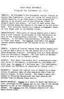 AMAN 1972 Program