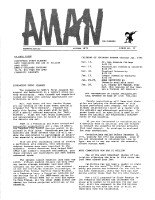 AMAN Newsletter pg.1