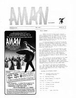 AMAN Newsletter pg.1