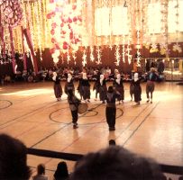Gandy Dancers dancing Turkish in Laguna, 1975