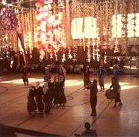Gandy Dancers dancing Turkish in Laguna, 1975